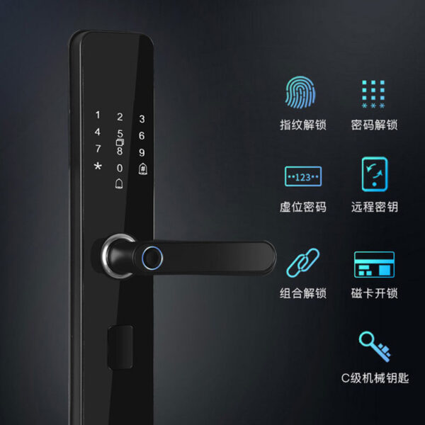 Khóa vân tay D0 home one grip mở khóa cửa thông minh mật khẩu điện tử khóa cửa chống trộm khóa thông minh dự án khóa vân tay bán buôn