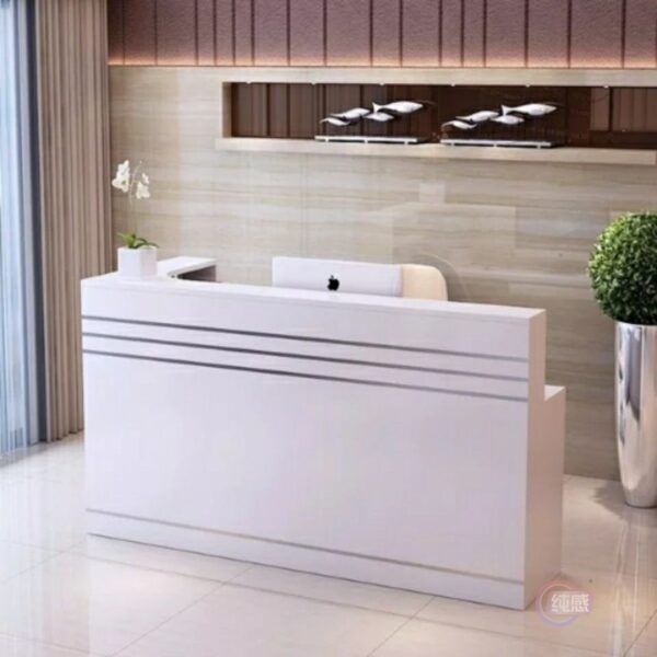 Quầy thu ngân góc quầy làm đẹp siêu thị đơn giản hiện đại quầy lễ tân cửa hàng quần áo quầy bar khách sạn