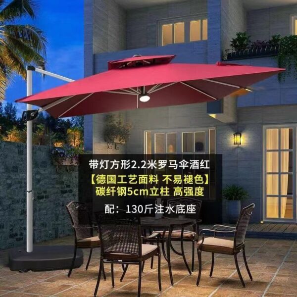 Dù che nắng ngoài trời sân ô dù sân thượng ban công gian hàng ô che nắng lớn biệt thự sân vườn ô dù La Mã ngoài trời