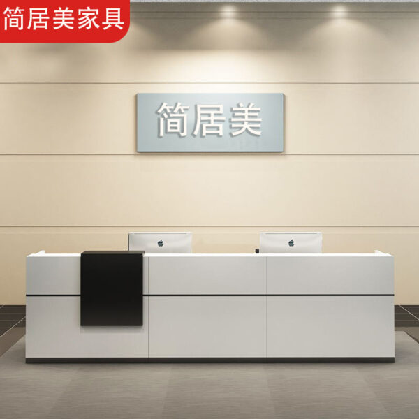 Quầy lễ tân công ty bàn lễ tân đơn giản hiện đại cơ sở giáo dục đào tạo bàn làm việc bàn bar bàn thu ngân