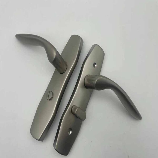 Bề mặt lõm dày Khóa cửa phòng tắm phòng tắm nhà bếp nhà vệ sinh nhà vệ sinh lưỡi đơn Khóa cửa không cần chìa Khóa cửa hợp kim nhôm