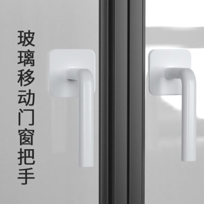 Tay nắm cửa tủ không đục lỗ cửa ngăn kéo Tay nắm tủ quần áo kính cửa trượt không có đinh dán mạnh Tay nắm tủ