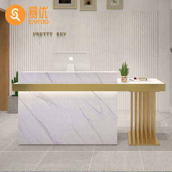 Internet nổi tiếng thẩm mỹ viện ánh sáng sang trọng sơn quầy bar bàn thu ngân cửa hàng quần áo quầy nhỏ y tế tiệm cắt tóc làm đẹp quầy lễ tân