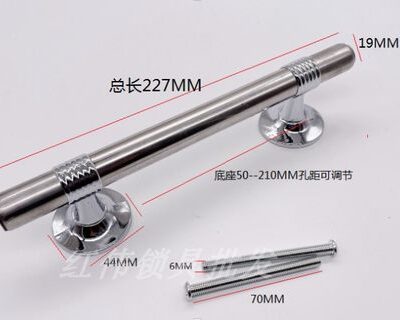 Giấu lỗ có thể điều chỉnh khoảng cách cửa gỗ Tay nắm bằng thép không gỉ cửa sắt Tay nắm một mặt cửa ra vào tiếp xúc với Tay nắm cửa chống trộm