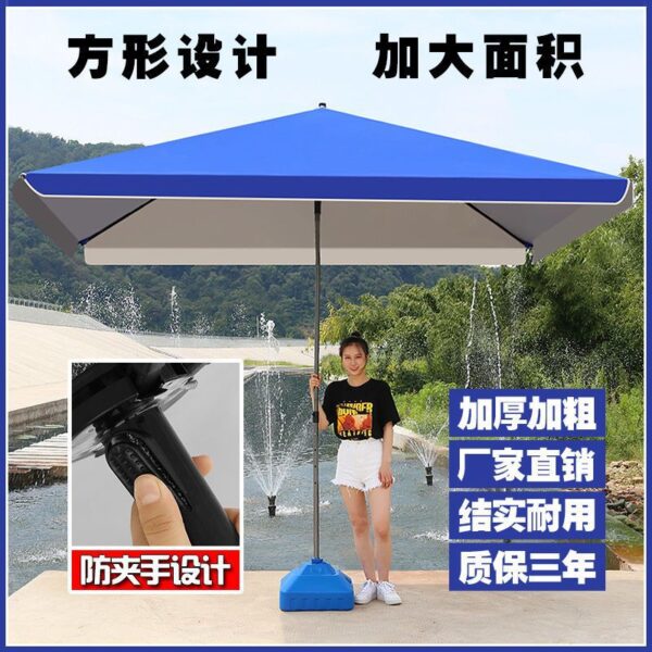 Dù che gian hàng ngoài trời ô lớn ô che nắng trong sân ô vuông ô lớn gian hàng đường phố thương mại ô lớn ô chống nắng