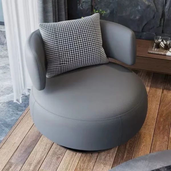 Ghế Sofa Đơn Scandinavia Hiện Đại Tối Giản Phòng Khách Phòng Ngủ Ban Công Ghế Xoay Sáng Tạo Giải Trí Sofa Lười