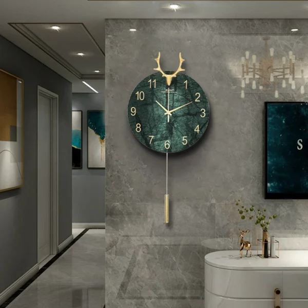 Đồng hồ kỹ thuật số thông minh động vật lật trang trí nội thất