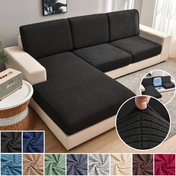 Sofa Ghế Jacquard Đàn Hồi Dày Đệm Thất Bảo Vệ Ghế Có cho Ghế Sofa Thân Thiện Với Thú Cưng
