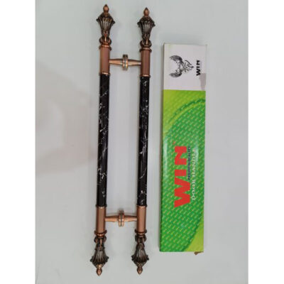 Tay Nắm Cửa Đồng Đỏ Hoa Thân Đen. Tay nắm cửa Windragon