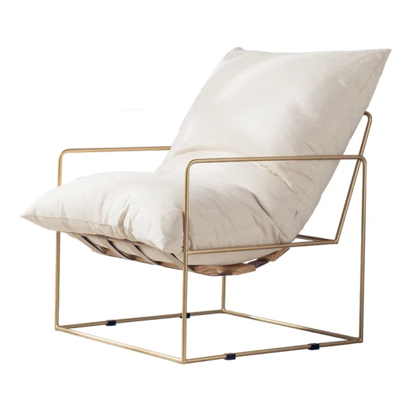 Sắt rèn Ghế Phòng Khách Bắc Âu Nội Thất Gia Đình Ghế Sofa Lười Cửa Hàng Quần Áo Giải Trí Ghế Bành Ban Công Ghế Sofa Giải Trí