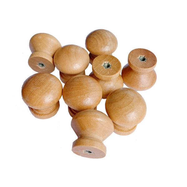 1 lỗ tay cầm bằng gỗ nấm tay cầm gỗ tay nắm cửa đầu nấm tay cầm ngăn kéo tay cầm tay nắm cửa tủ tay cầm bằng gỗ
