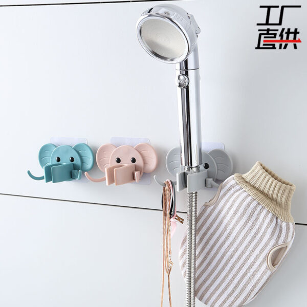 Bắc Âu Màu Hoạt Hình Voi Giá Tắm Móng Tay Phòng Tắm Giá Tắm Tắm Đế Cố Định Nhà Máy Bán Buôn