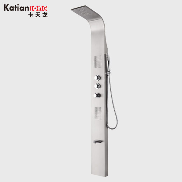 Phòng tắm phòng tắm vòi sen màn hình thác nước bằng thép không gỉ trên vòi hoa sen vòi sen nước nóng lạnh