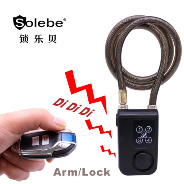 Khóa điều khiển từ xa dây thép Y787R, chức năng tìm kiếm xe không cần chìa khóa, mật khẩu điều khiển từ xa, hai loại mở khóa, khóa báo động chống cắt và nén