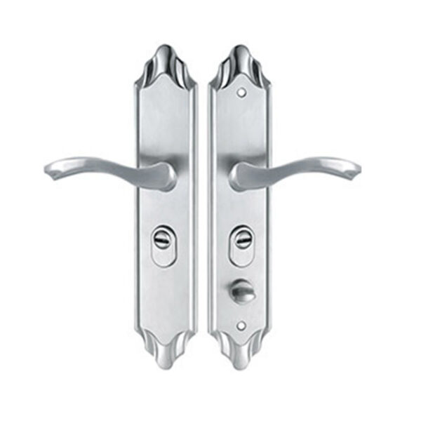 Bảng điều khiển bằng thép không gỉ tay nắm cửa an ninh nhà sản xuất cung cấp tay nắm cửa khóa cơ khí nhựa tay nắm cửa thép phụ kiện khóa
