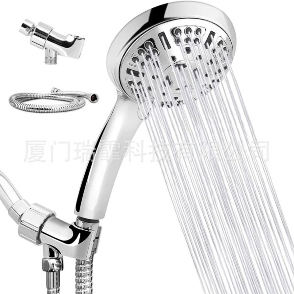 Bộ sen tay cầm tay tròn 9 chức năng xuyên biên giới ngoại thương Bộ sen vòi tăng áp giấu tay của Mỹ