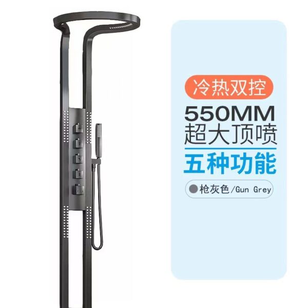 Xuất khẩu xuyên biên giới thác nước phòng tắm vòi sen tăng cường bộ vòi sen hộ gia đình màn hình phòng tắm tắm hiện vật