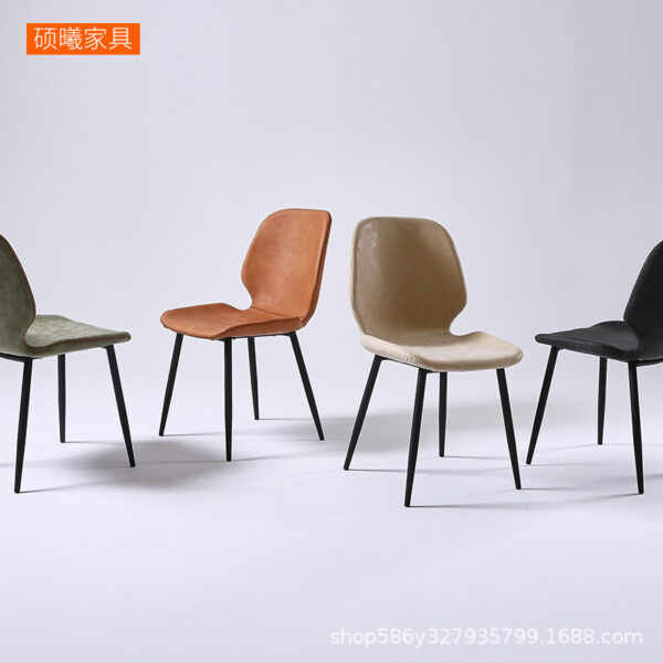 Bắc Âu đơn giản ghế ăn tại nhà phòng ngủ nghiên cứu ghế văn phòng hiện đại sáng tạo lưng nhựa ghế Internet nổi tiếng phân thay đồ