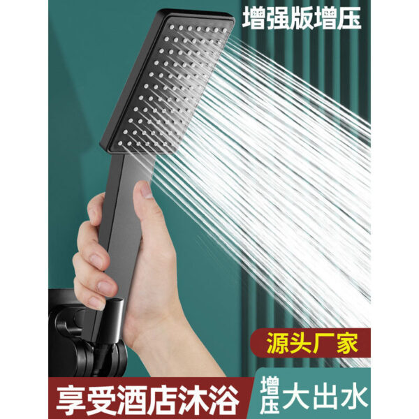 Bán buôn Bộ vòi hoa sen vuông Nhật Bản có lỗ thoát nước mở rộng Đầu vòi hoa sen siêu tăng áp dày và chống rơi