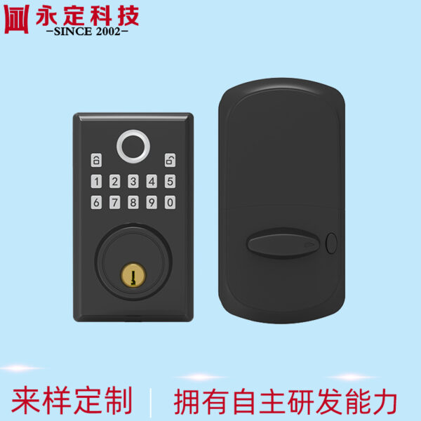 Nhà sản xuất khóa vân tay Quảng Đông Zhongshan cửa ra vào nhà sản xuất khóa vân tay Tiêu chuẩn Mỹ khóa ra khỏi Amazon có thể được sửa đổi và tùy chỉnh