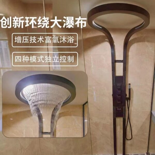 Phòng tắm vòi sen đặt hộ gia đình vòi hoa sen màn hình phòng tắm vòi sen tăng áp thác nước phòng tắm tắm