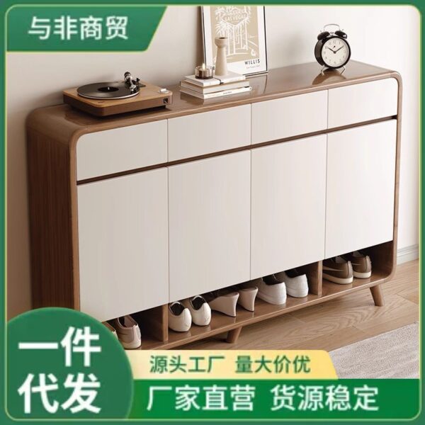 Tủ giày dung tích lớn ô cửa hộ gia đình cửa ra vào hành lang lối vào bên ngoài tủ tích hợp lưu trữ mới giá để giày