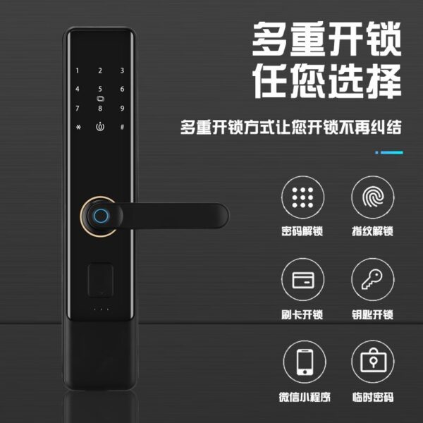 OD59 Bán Buôn Thành Phố Thành Đô Nhà Cửa Chống Trộm Vân Tay Căn Hộ Khóa Thông Minh Quẹt Thẻ B&B Từ Xa Mật Khẩu Tạm Thời