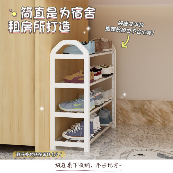 Sinh viên đại học trong nhà đẹp nhiều lớp chống bụi tủ giày đơn giản giá để giày nhà cửa nhỏ đựng đồ Thần Lan Qianqian