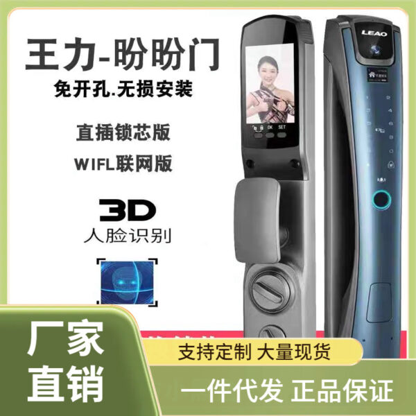 3RLM Wangsuoli khóa vân tay đặc biệt nhận dạng khuôn mặt khóa thông minh camera giám sát trực quan Panpan Buyang chống Wangli