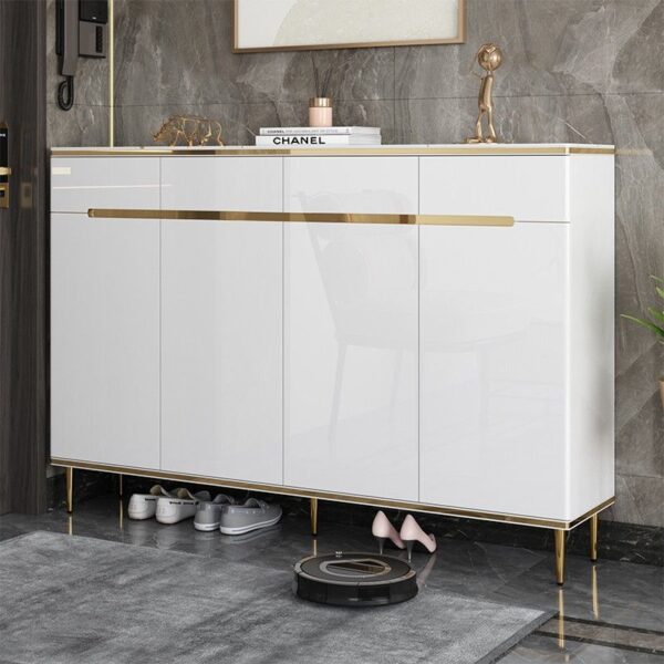 3L ánh sáng sang trọng đá phiến tủ giày lối vào nhà tủ công suất lớn hội trường tủ sơn hiện đại tủ bảo quản cửa ra vào giày