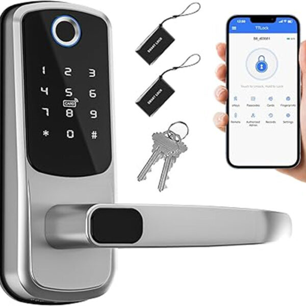 Bán buôn khóa cửa gỗ vân tay khóa cửa thông minh nhà khóa cửa thông minh bán tự động khóa mật khẩu cửa ra vào khóa mật khẩu an ninh