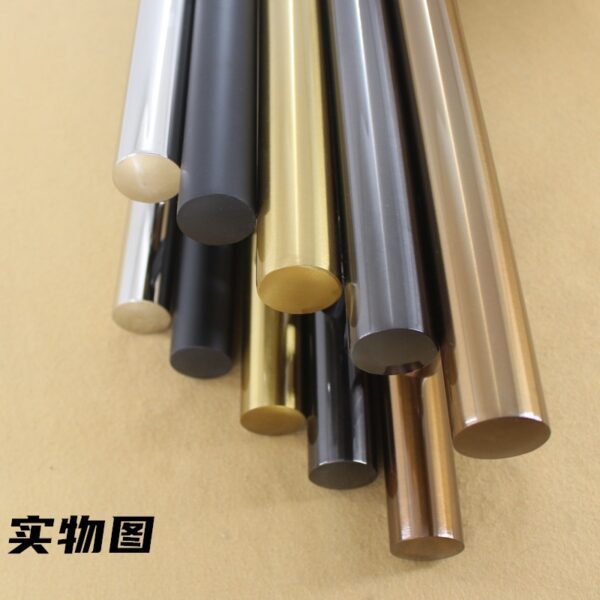 9QXC Chất Lượng Cao Thêm Dày Cửa Kính Inox Tay Cầm Lớn Không Dấu Vân Tay Hoa Hồng Vàng Đen Cửa Gỗ Hiện Đại