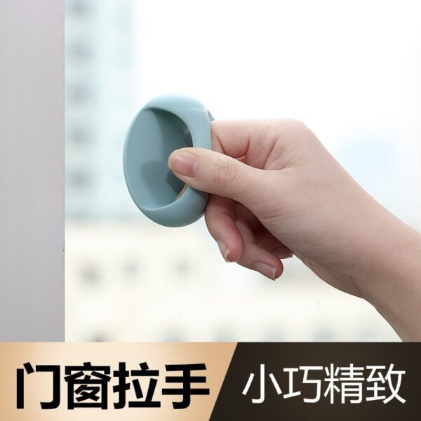 Tay nắm cửa không đục lỗ cửa sổ ngăn kéo dính tủ quần áo tay cầm ban công kính trượt tay nắm cửa gỗ phụ trợ