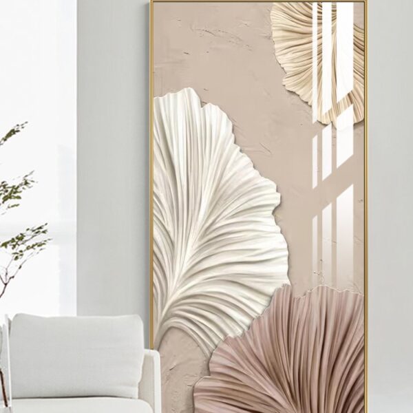 Đơn giản hiện đại kết cấu tranh trang trí phong cách wabi-sabi nhà hàng treo tranh tối giản hiện đại phòng ăn phòng khách bức tranh tường sứ pha lê