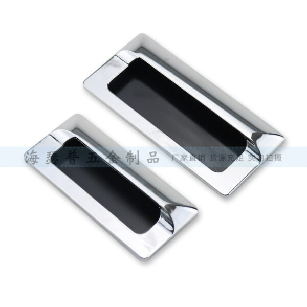A-183-1-2 Nhúng hợp kim kẽm mạ crom vô hình giấu tay cầm nhúng tay nắm cửa trượt ngăn kéo tủ nút tay cầm
