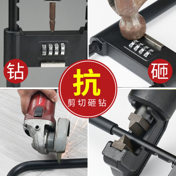 BK9K bán buôn khóa mật khẩu cửa kính khóa vân tay hình chữ U khóa văn phòng không lỗ khóa cửa đôi cửa cơ khí