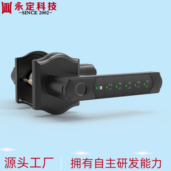 Nhà sản xuất khóa thông minh tay nắm cửa bên trong Yongding Quảng Đông Nhà sản xuất khóa thông minh nút cửa tiêu chuẩn Bắc Mỹ có thể OEM