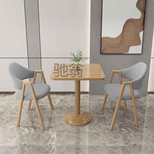 Re Bắc Âu đàm phán Bộ bàn ghế kết hợp quầy lễ tân ban công hiện đại bàn ghế giải trí bàn tròn nhỏ cà phê quán trà sữa bữa ăn