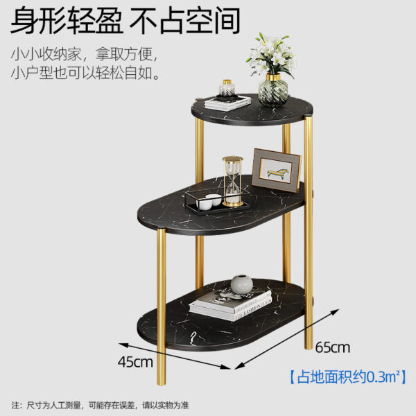 Đèn Bắc Âu sang trọng bên bàn ghế sofa phòng khách góc nhiều lớp bàn cà phê nhỏ căn hộ nhỏ đa năng góc tủ bán buôn