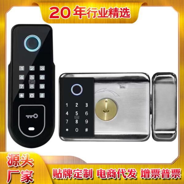 Khóa vân tay tầng 1, khóa điều khiển điện tử thông minh, kiểm soát ra vào vân tay không dây vân tay hộ gia đình, khóa quẹt thẻ, khóa cơ mật khẩu