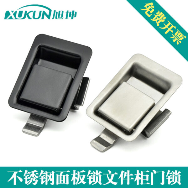 MS866-8 thép không gỉ bảng khóa tủ hồ sơ tủ sắt tủ hồ sơ tay cầm khóa khóa kéo khóa khóa đơn giản