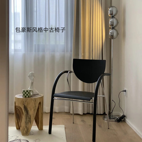Ghế phong cách thời trung cổ Ghế ăn thiết kế Internet ghế nổi tiếng Bắc Âu Ghế giải trí đơn giản Ghế lưng sắt Ghế bành cổ điển