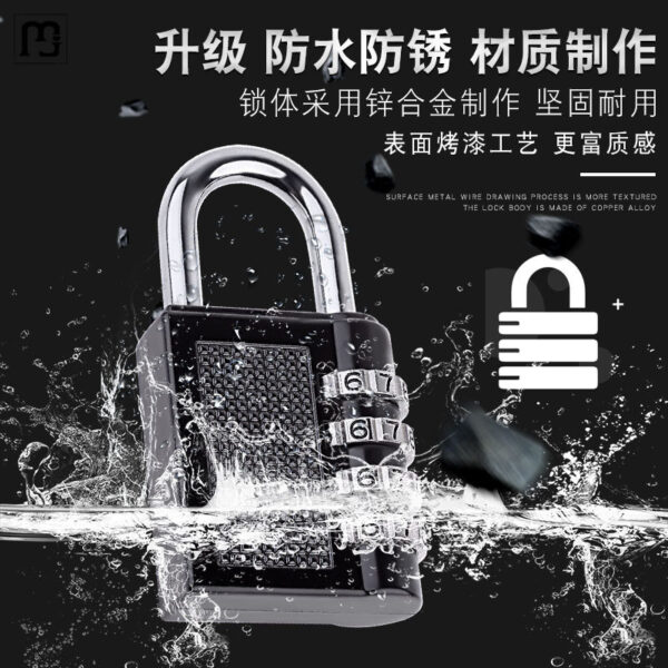 Changyu Kim Loại Tập Gym Locker Khóa Cửa Kho Xe Changliang Khóa Nhỏ Mini Vali Khóa Mật Khẩu