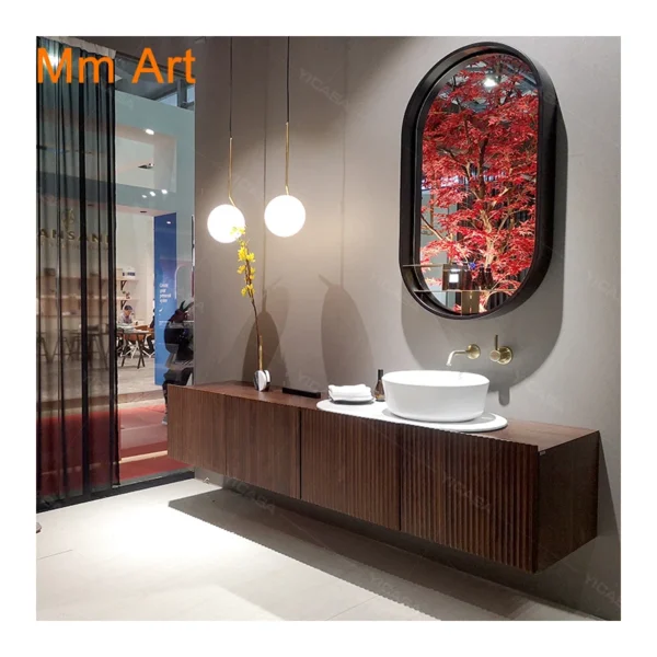 Tủ trang điểm phòng tắm phong cách hiện đại thời trang mới nhất 2019
