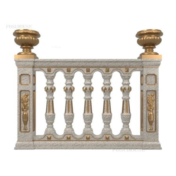 Nhựa ABS Khuôn Lan Can La Mã Trụ Cột Cột Khuôn Bê Tông Baluster Khuôn Nhà Trang Trí Trang Trí Sân Vườn Châu Âu Hàng Rào Sân Vườn