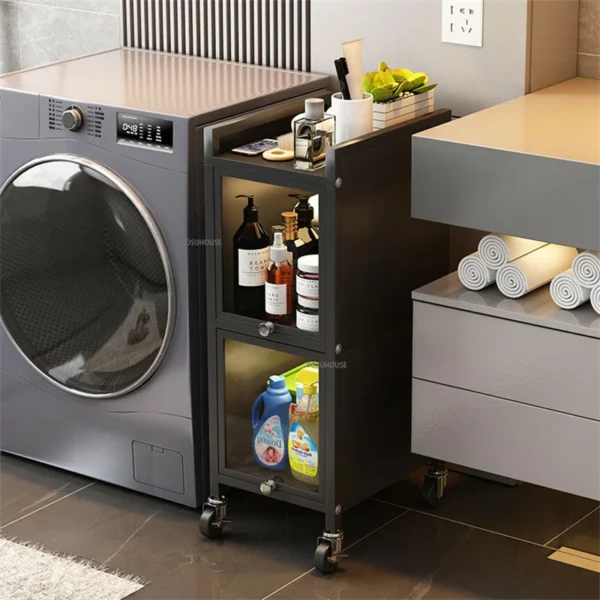Phòng Tắm Khoảng Cách Tủ Bảo Quản Nhà Vệ Sinh Bên Hẹp Tủ Có Bánh Xe Từ Sàn Lên Trần Đường May Chống Nước Giá Đồ Nội Thất Gia Đình Z
