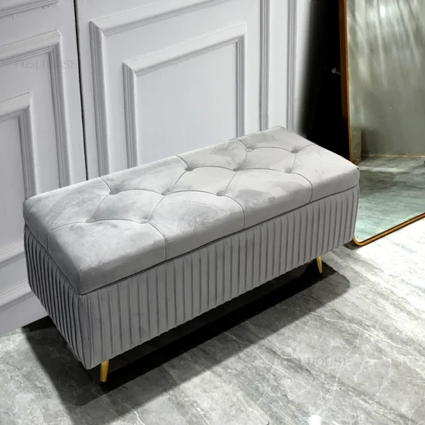 Cửa Hàng Quần Áo Lắp Phòng Lưu Trữ Băng Ghế Dự Bị Cloakroom Căn Hộ Nhỏ Thay Giày Phân Nội Thất Gia Đình Sofa Hình Chữ Nhật Ottoman