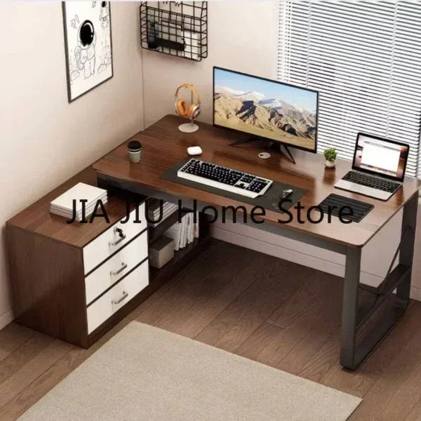 Nơi làm việc của nhân viên Bàn văn phòng Bàn Máy tính gia đình hiện đại Bàn làm việc văn phòng Ngăn kéo đơn giản Nội thất Escritorio Ordenador QF50OD