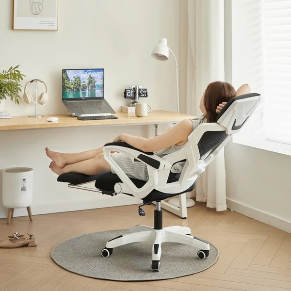 Lướt Nhẹ Công Thái Ghế Văn Phòng Bánh Xe Lưng Sang Trọng Thoải Mái Ghế Văn Phòng Chơi Game Bé Trai Nhà Sillas De Oficina Trang Trí Nội Thất