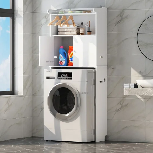 Nhà Ban Công Phòng Tắm Máy Giặt Có Giá Để Đồ Chống Thấm Nước Đa Lớp Máy Giặt Tủ Bảo Quản Nội Thất Phòng Tắm Z